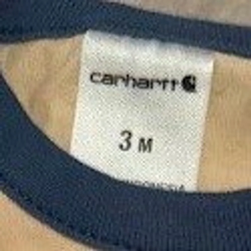 Carhartt Baby Boys 3M Bodysuit Set Blue Pocket Peach Fishing Lure 2 Pack